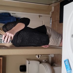 Lucky Brand crocheted blouse